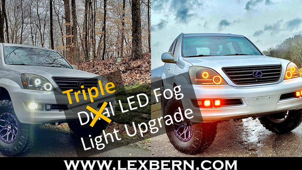 lexus-gx470-triple-led-fog-light-upgrade