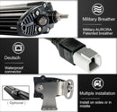 Aurora 20 Inch Single Row LED Light Bar with Scene Beam Pattern