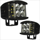aurora off road led light pod side shooter edition flood beam spot beam