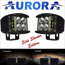 Aurora 3 Inch LED Light Cube Kit - Side Shooter Edition - 3 492 Lumens - LED Light Pod