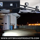 Aurora led diffused pod beam pattern