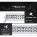 Aurora Marine 20 Inch Curved LED Light Bar - 17 120 Lumens - LED Light Bar