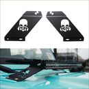 Jeep Wrangler JK 20 Inch Hood Light Bar Mount - Light Bar Mount