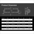 Aurora 10 Inch Dual Row LED Light Bar - Hybrid Series 7 704 Lumens - LED Light Bar