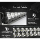 Aurora 10 Inch Dual Row LED Light Bar - Hybrid Series 7 704 Lumens - LED Light Bar