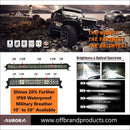 Aurora 30 Inch Dual Row LED Light Bar - Hybrid Series - 22,788 Lumens