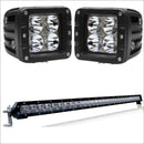 Aurora 30 Inch Single Row + 3 Inch Cubed Bundle - 16,000 Lumens