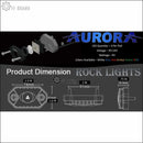Aurora Single Multipurpose LED Rock Light - White Beam - LED Rock Light