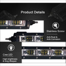 Aurora 50 Inch Single Row LED Light Bar with Scene Beam Pattern