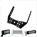 Aurora ATV Handle Bar Kit w/ 6 Inch LED Light Bar - Light Bar Mount - ATV-Dirt-Bike