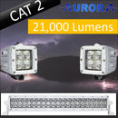 Aurora CAT 2 Bundle - 20 Inch Plus 3 Inch - 21 000 Lumens - Bundle