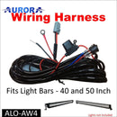 Aurora LED Light Bar Wiring Harness Kit for 40 and 50 LED Light Bars - LED Accessories Wiring Harness