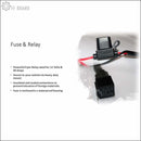 Aurora LED Light Wiring Harness Kit for a Pair of Pods Cubed and Work Lights - LED Accessories Wiring Harness