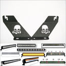 Jeep Wrangler JK 20 Inch Hood Light Bar Mount Bundle