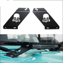 Jeep Wrangler JK 20 Inch Hood Light Bar Mount - Light Bar Mount