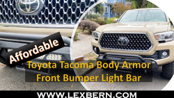 affordable-Toyota-Tacoma-Body-Armor-front-bumper-light-bar