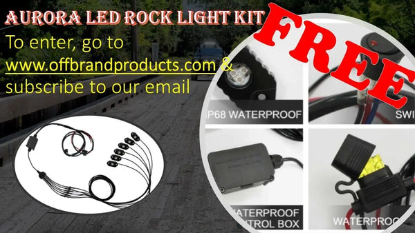 Aurora LED Rock Light Giveaway 2018