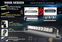 Aurora S5 NSSR Series Light Bar - Slim Powerful and Affordable