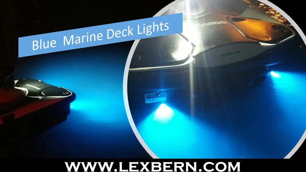 Blue Boat Led Blue Marine LED Deck Lights – LEXBERN