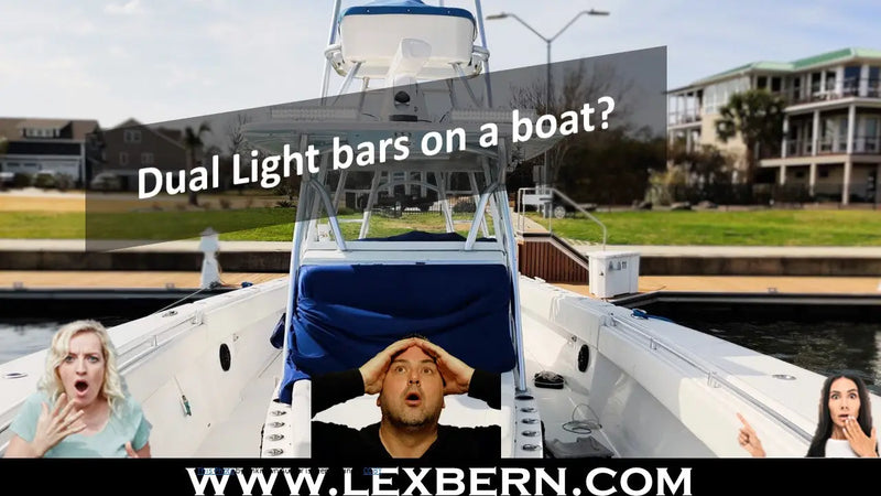 Two Rows Ferry Lights Double the Light Double the Safety: Why Two Boat Light Bars Are a Game ...