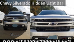 Easily Add a 20 Inch Hidden Light Bar To Your Chevy Silverado