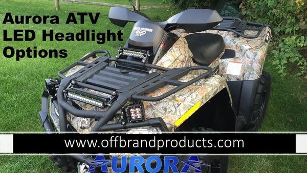 How to use an Aurora LED light bar as an ATV headlight