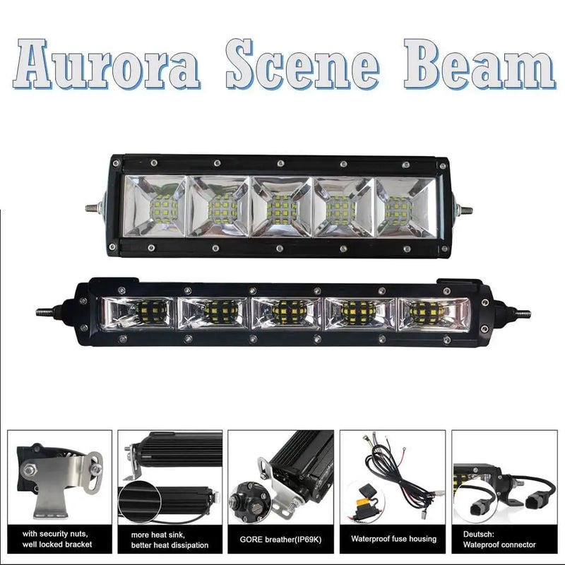 Bar Led Pattern NEW Aurora LED Light Bars with Scene Beam Pattern – LEXBERN