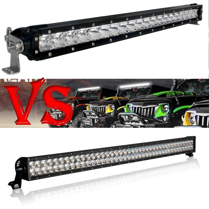 Single Row Light Bars vs Dual Row Light Bars - Which is Better!