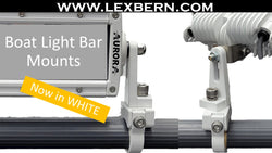 white-marine-boat-light-bar-mounts