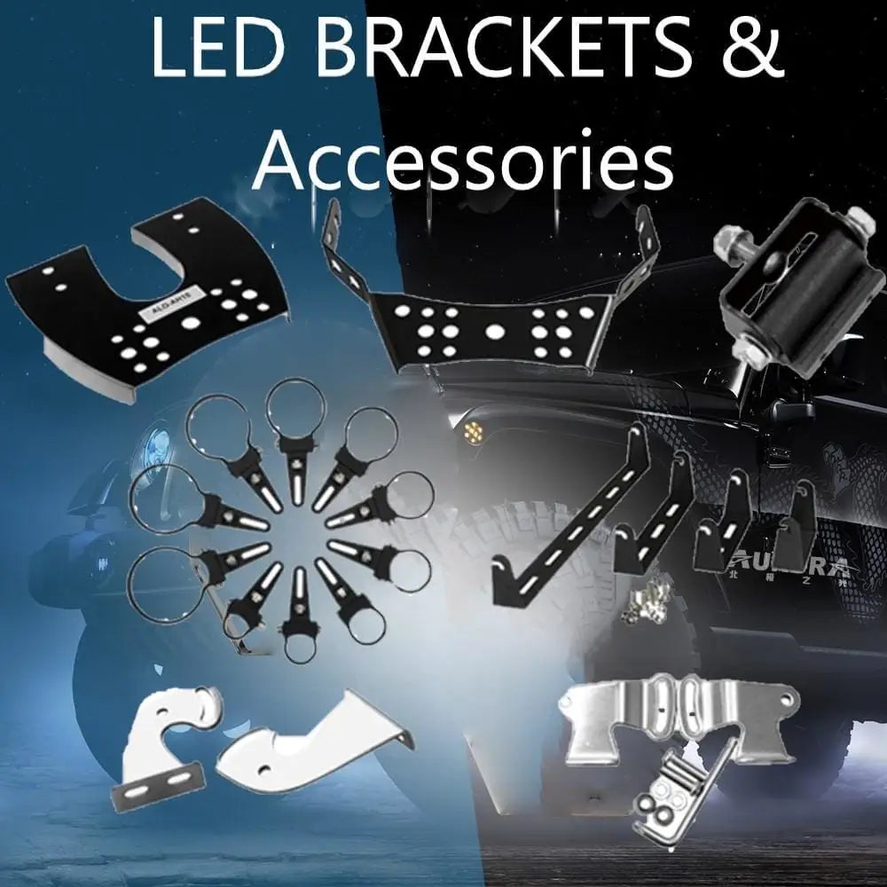 Led Display Bracket Types LED Light Bar Brackets & Mounts – LEXBERN
