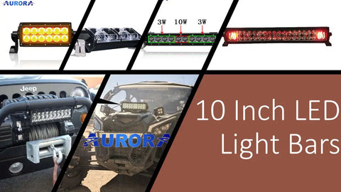 aurora 10 inch led light bar