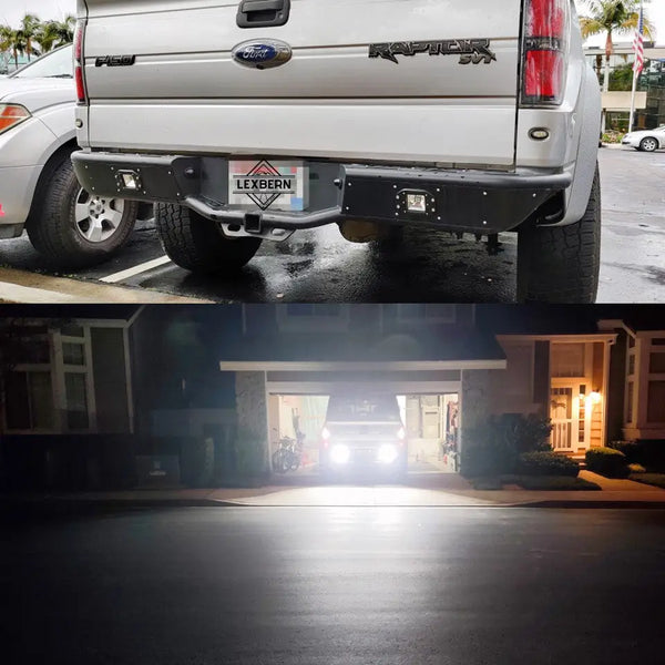 2011-ford-raptor-led-reverse-lights-rogue-racing-bumper-aurora-wide-angle-lights-collage