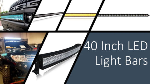 aurora 40 inch led lights bars