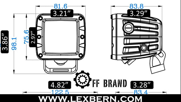 Ford F-250 LED Ditch Lights