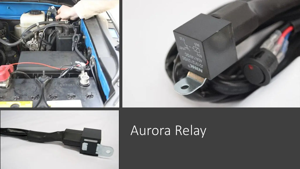 aurora truck led light bar relay