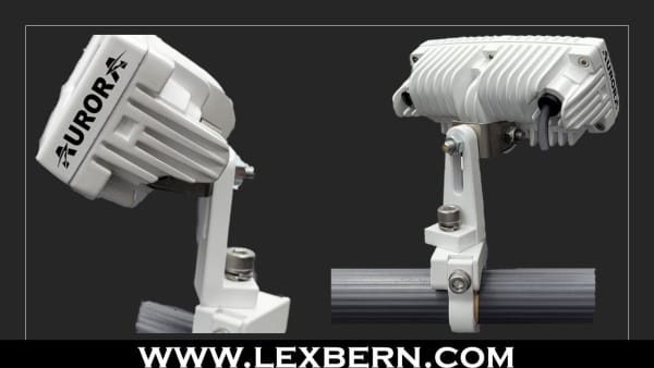 LEXBERN Boat Light Bar Mounts Marine White