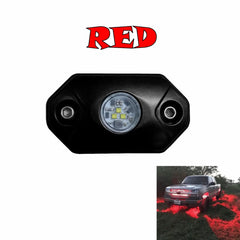 red led light aurora rock light