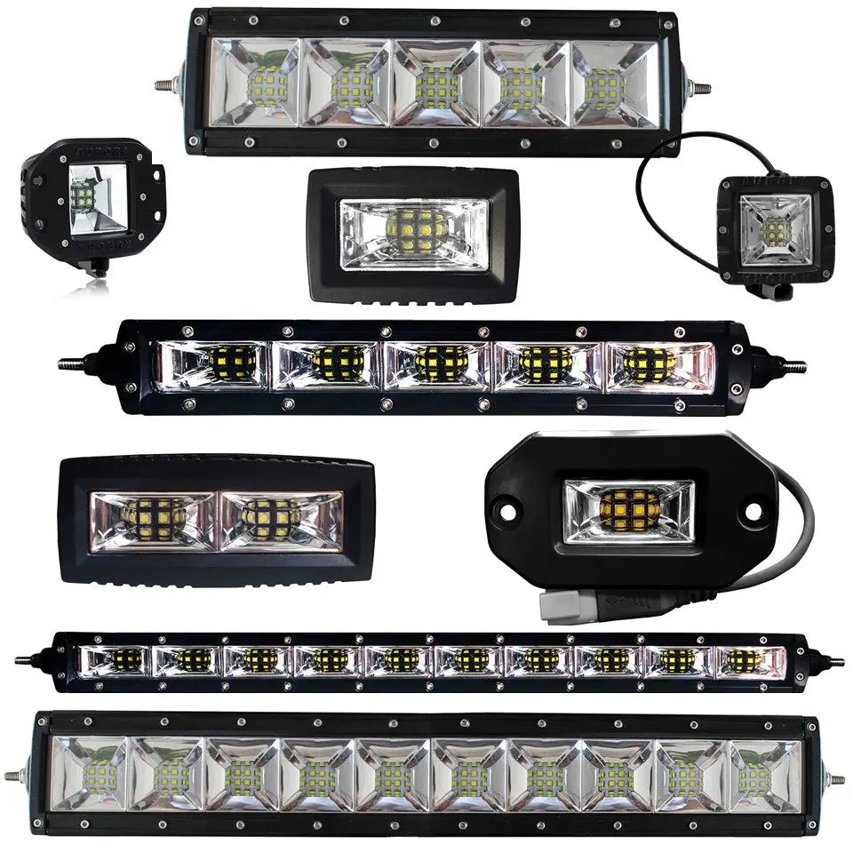 Aurora led reverse lights wide angle scene beam