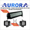 Aurora 10 Inch Dual Row + 3 Inch Cubed Bundle - 12 000 Lumens - Bundle