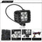 Aurora 10 Inch Dual Row + 3 Inch Cubed Bundle - 12 000 Lumens - Bundle