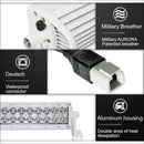 Aurora 10 Inch Marine White LED Light Bar - 8 560 Lumens - Marine LED Light Bars