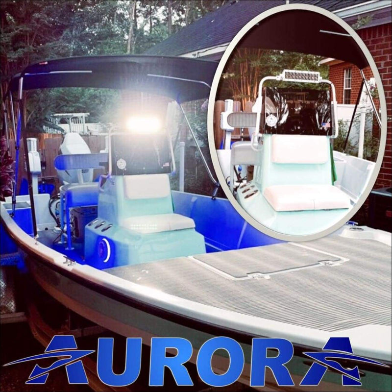 Aus-parts-seller 10-Pack Marine Grade 12V Cool White LED Courtesy Lights – COB, 6.81 Inch, Aluminum Housing