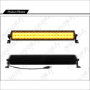 Aurora 20 Inch Amber Dual Row LED Light Bar - Amber LED Light Bar