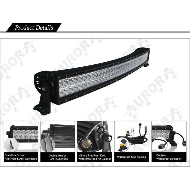 Aurora 20 Inch Curved LED Light Bar - 17 120 Lumens - LED Light Bar