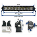 Aurora 20 Inch Dual Row AW Series LED Light Bar