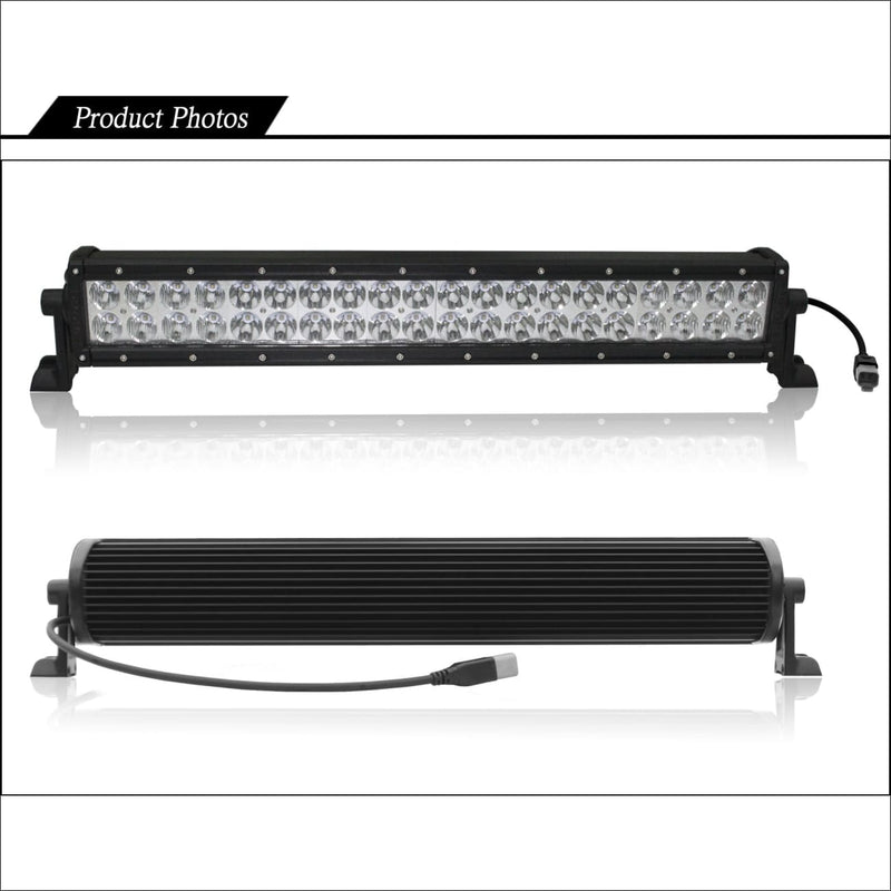 Aurora 20 Inch Dual Row LED Light Bar - 17 120 Lumens - Dual Row LED Light Bar
