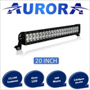 Aurora 20 Inch Dual Row LED Light Bar - 17 120 Lumens - Dual Row LED Light Bar