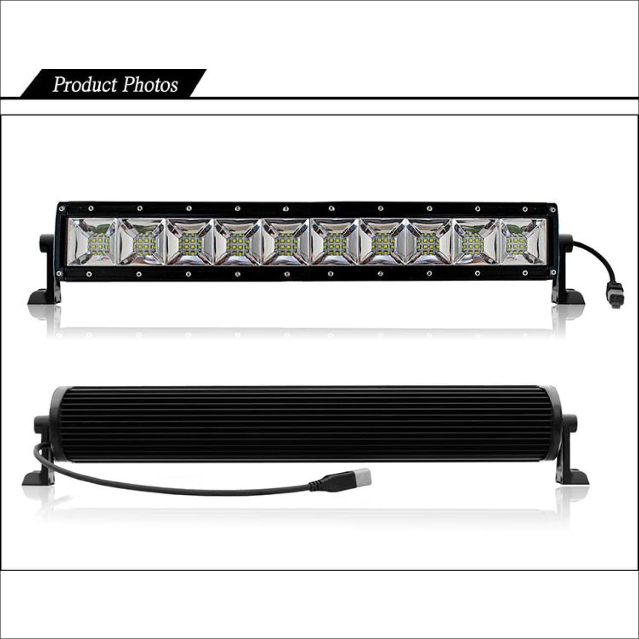 Aurora 20 Inch Dual Row LED Light Bar with Scene Beam Pattern – LEXBERN