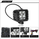 Aurora 20 Inch Single Row + 3 Inch Cubed Bundle - 12 000 Lumens - Bundle