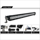 Aurora 20 Inch Single Row + 3 Inch Cubed Bundle - 12 000 Lumens - Bundle